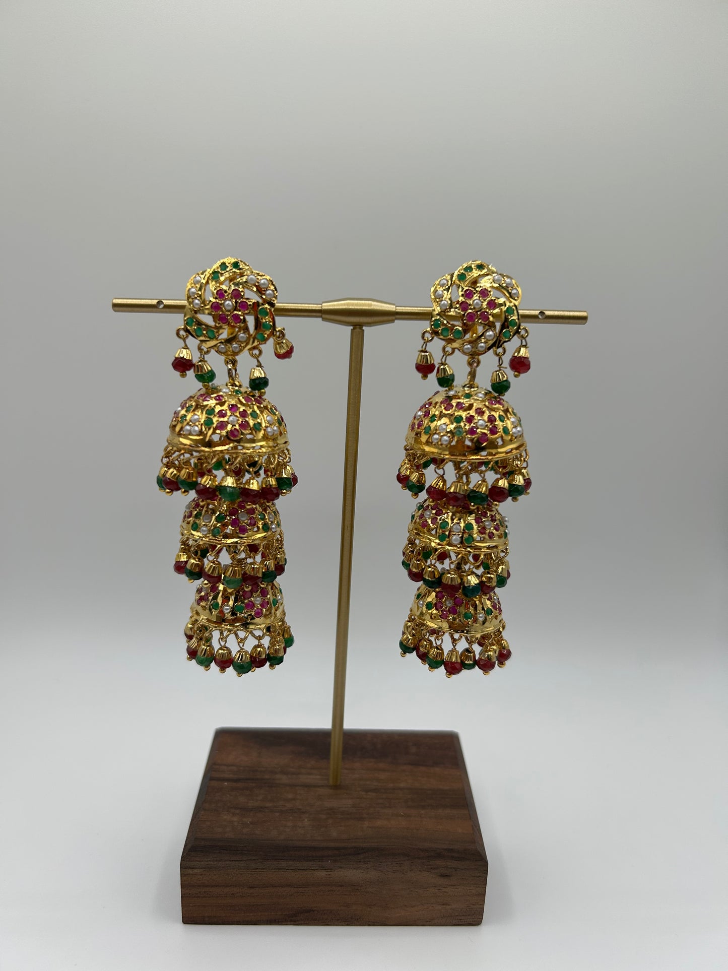 Jadau earrings