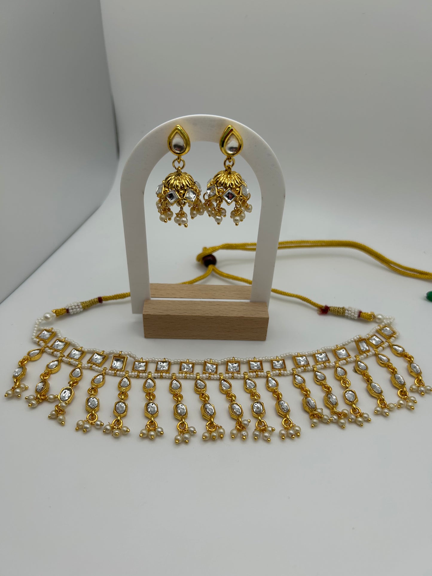 Kundan neckline