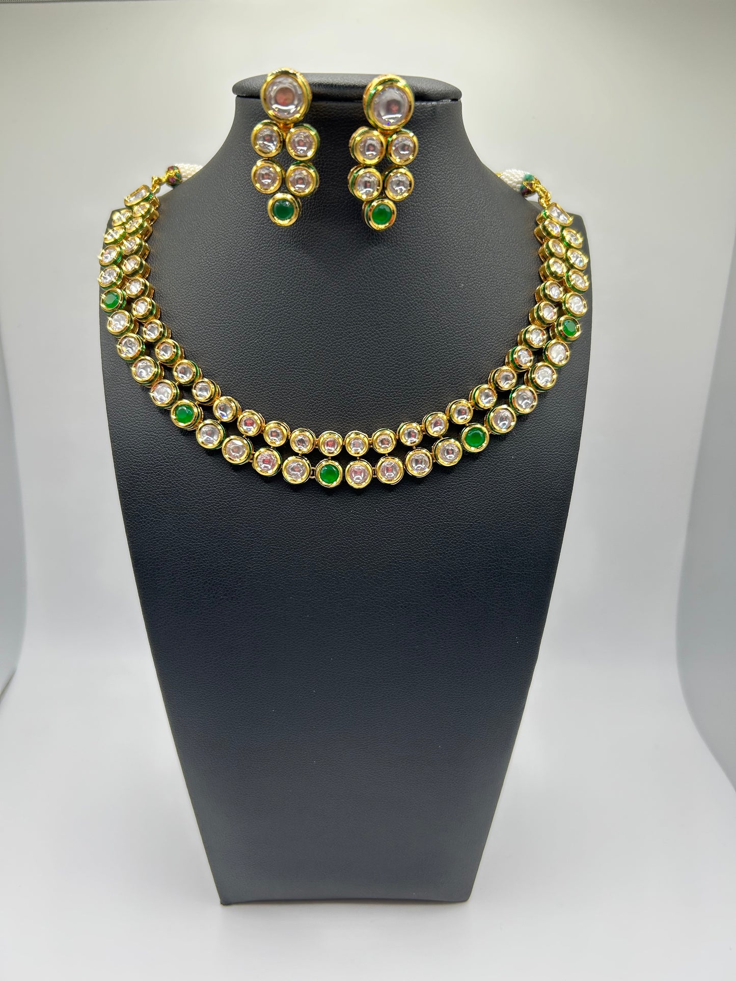Kundan neckline