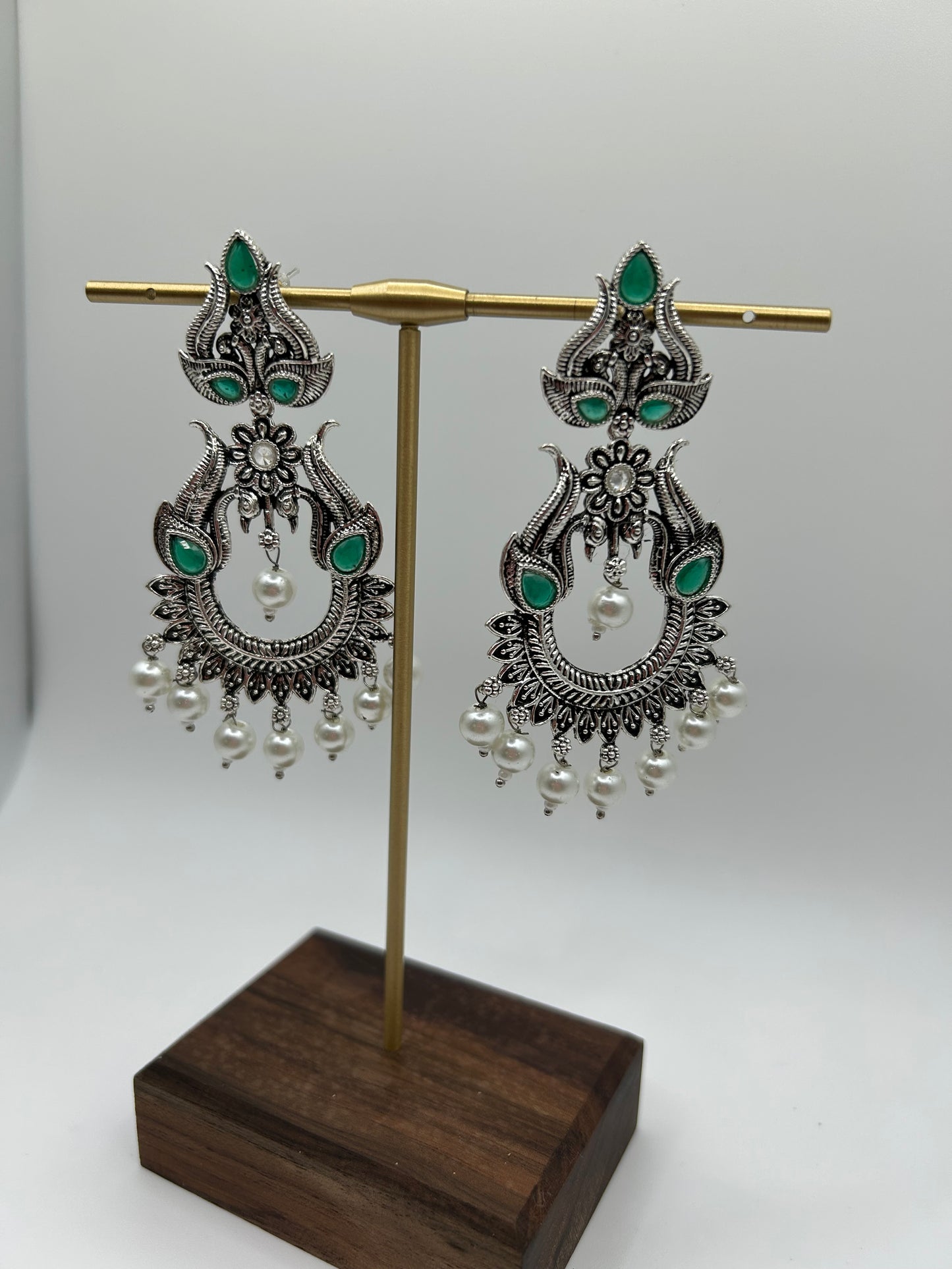 Oxidized earrings