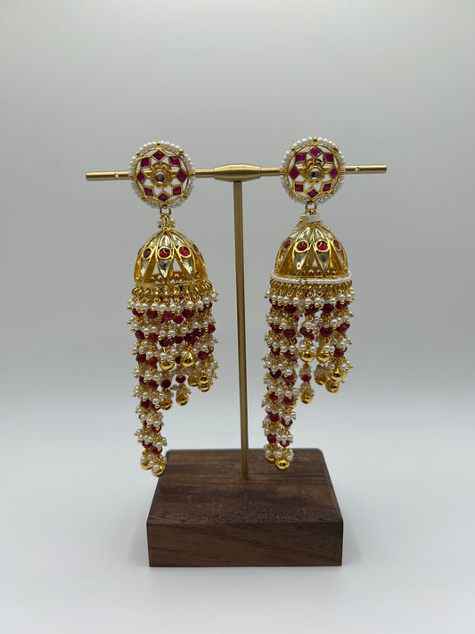Paachi kundan earrings