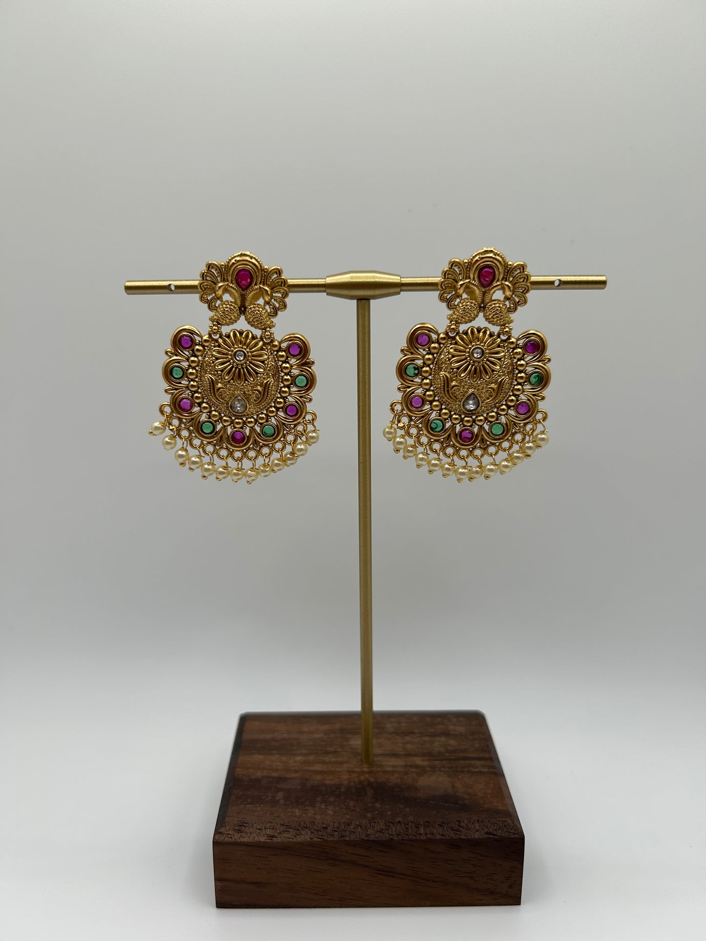 Antique gold earrings