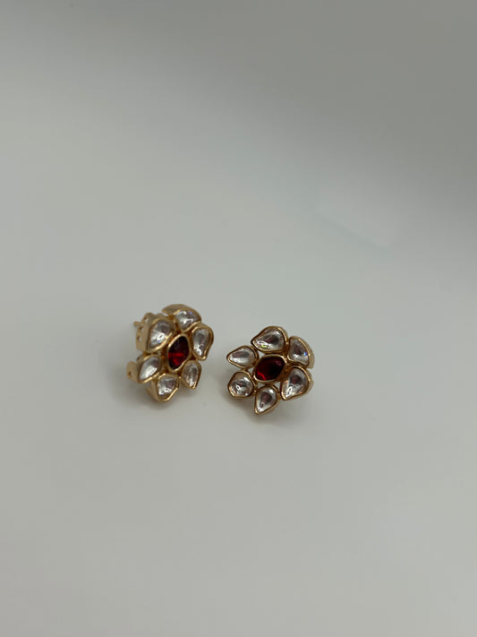 Kundan studs