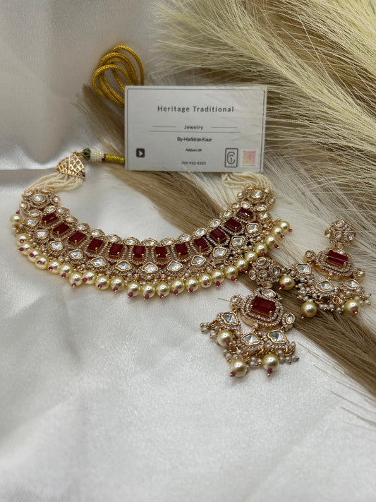 Tayani kundan necklace