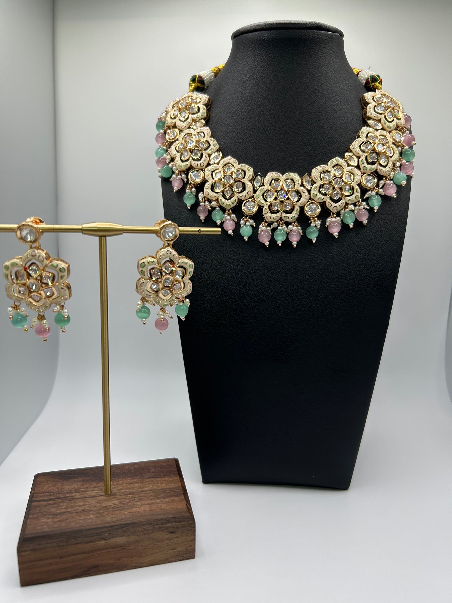 Meenakari necklace